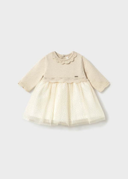 Mayoral Vestito tricot e tulle