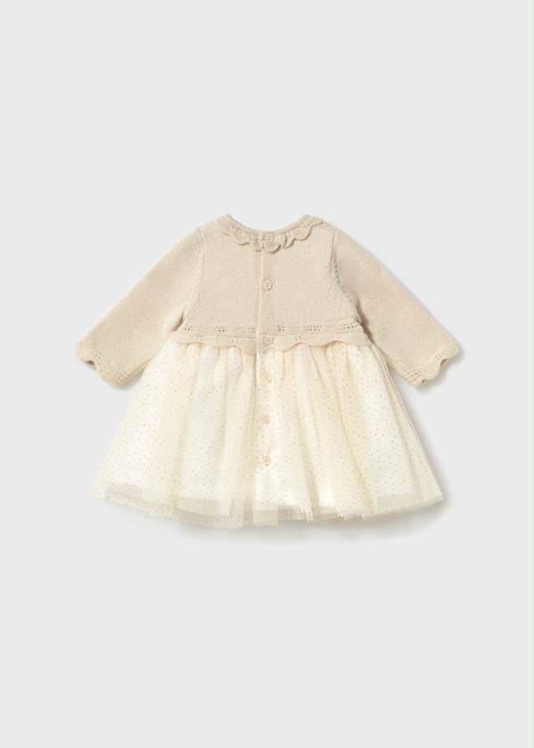 Mayoral Vestito tricot e tulle