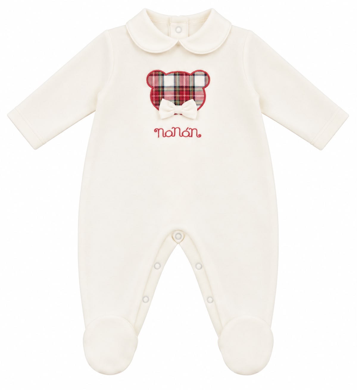 Nana'n set nascita con tutina, cappellino, bavetta e copertina