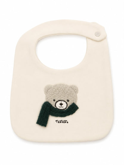 Nanan tutina orsetto neonato con cappellino, bavetta e copertina