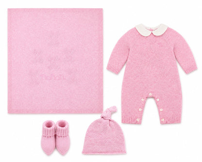 Nanan tutina neonata con copertina, cappellino e scarpetta