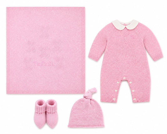 Nanan tutina neonata con copertina, cappellino e scarpetta