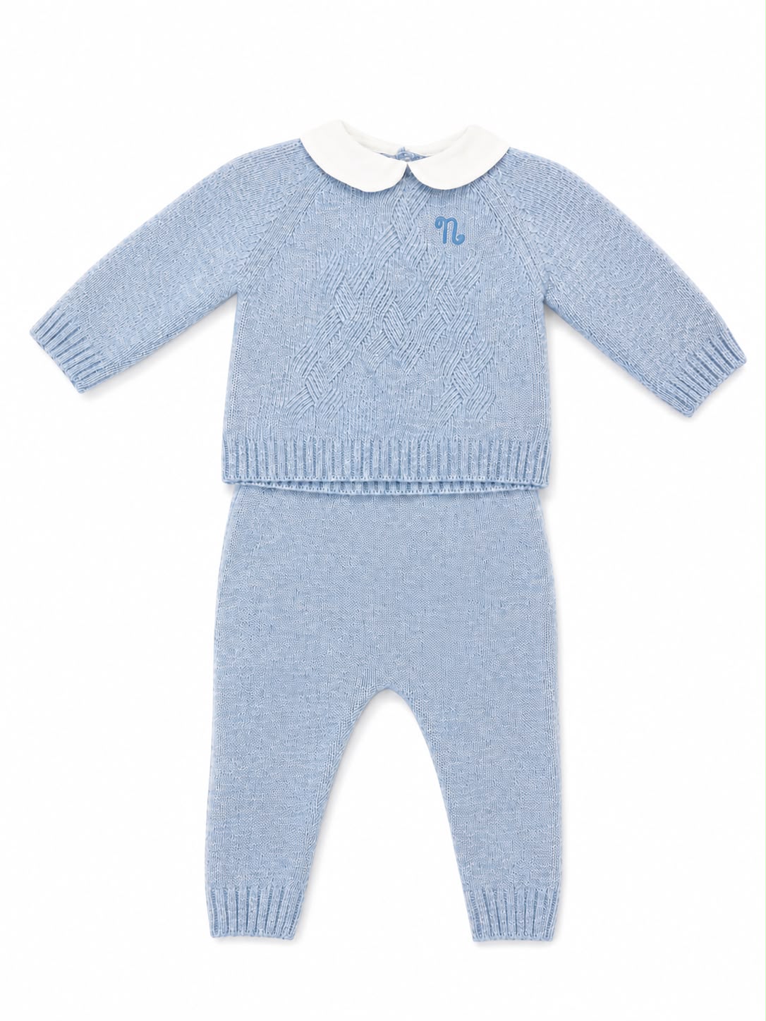 Nanan completo neonato con scarpetta, cappellino e copertina