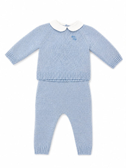 Nanan completo neonato con scarpetta, cappellino e copertina