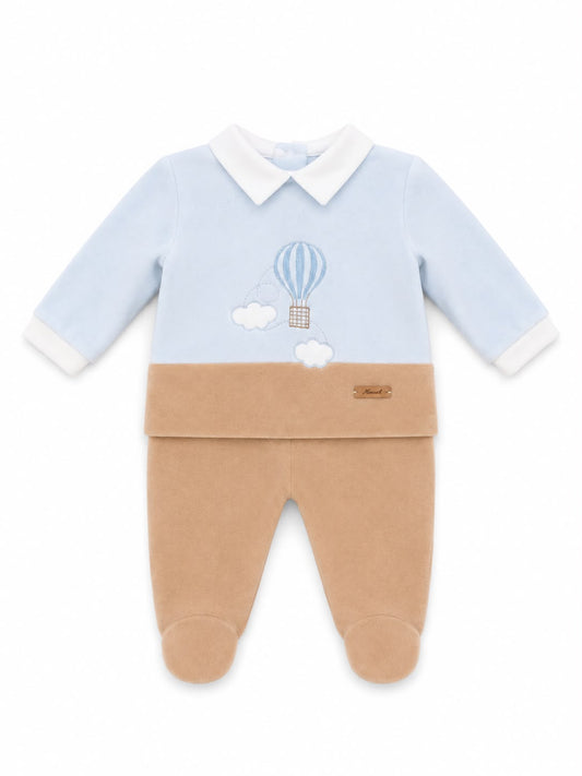 Ninnaoh Set nascita con completo, cappellino, bavetta, copertina e lenzuolino