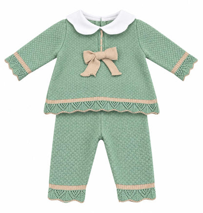 Pappa e Latte Set nascita con completo, bavaglino, scarpine e cappellino