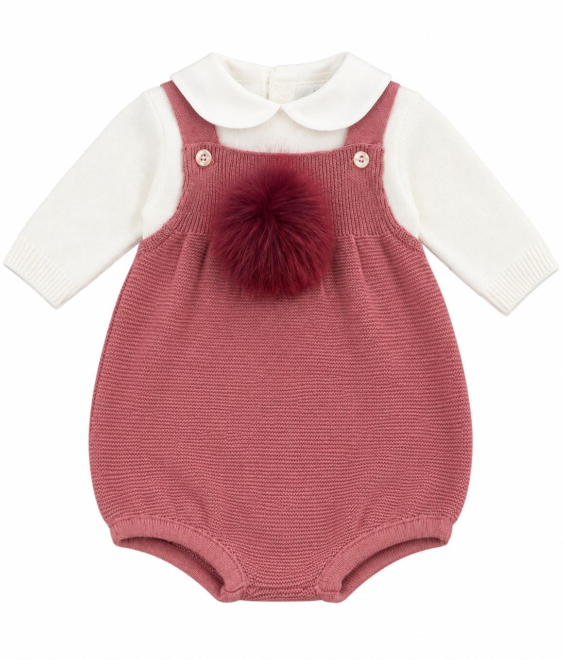 Pappa e Latte set nascita con pagliaccetto, giacchetta, copertina, scarpette, cappellino e bavetta