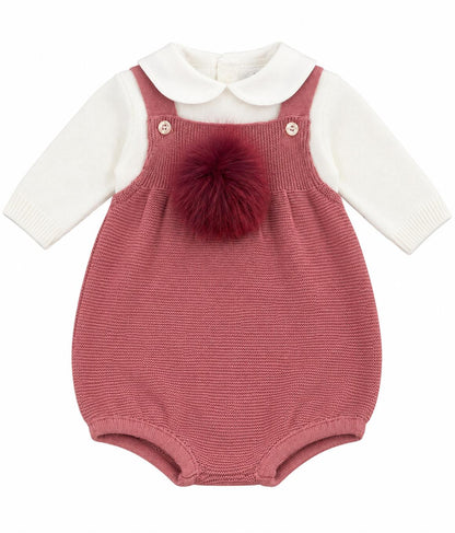 Pappa e Latte set nascita con pagliaccetto, giacchetta, copertina, scarpette, cappellino e bavetta