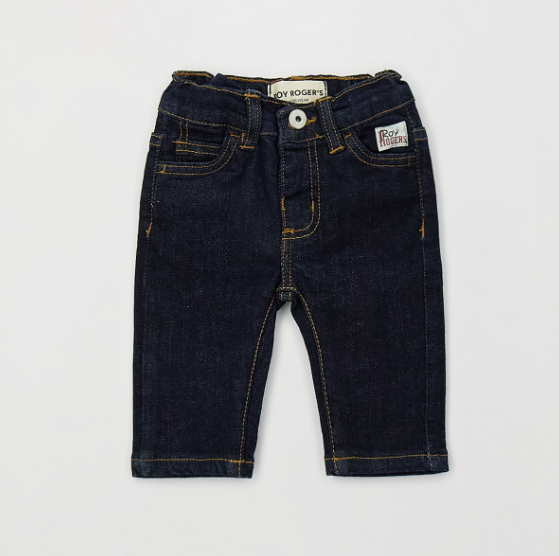 Roy Roger's Pantalone denim lungo per neonato