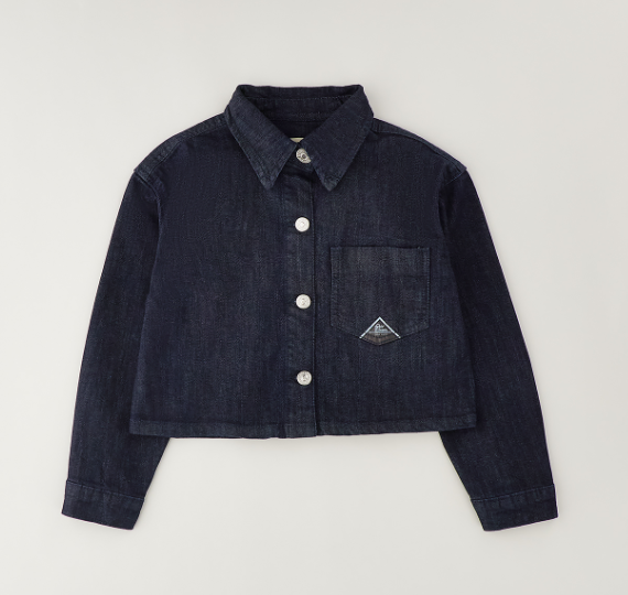 Roy Roger's Camicia Cropped a maniche lunghe