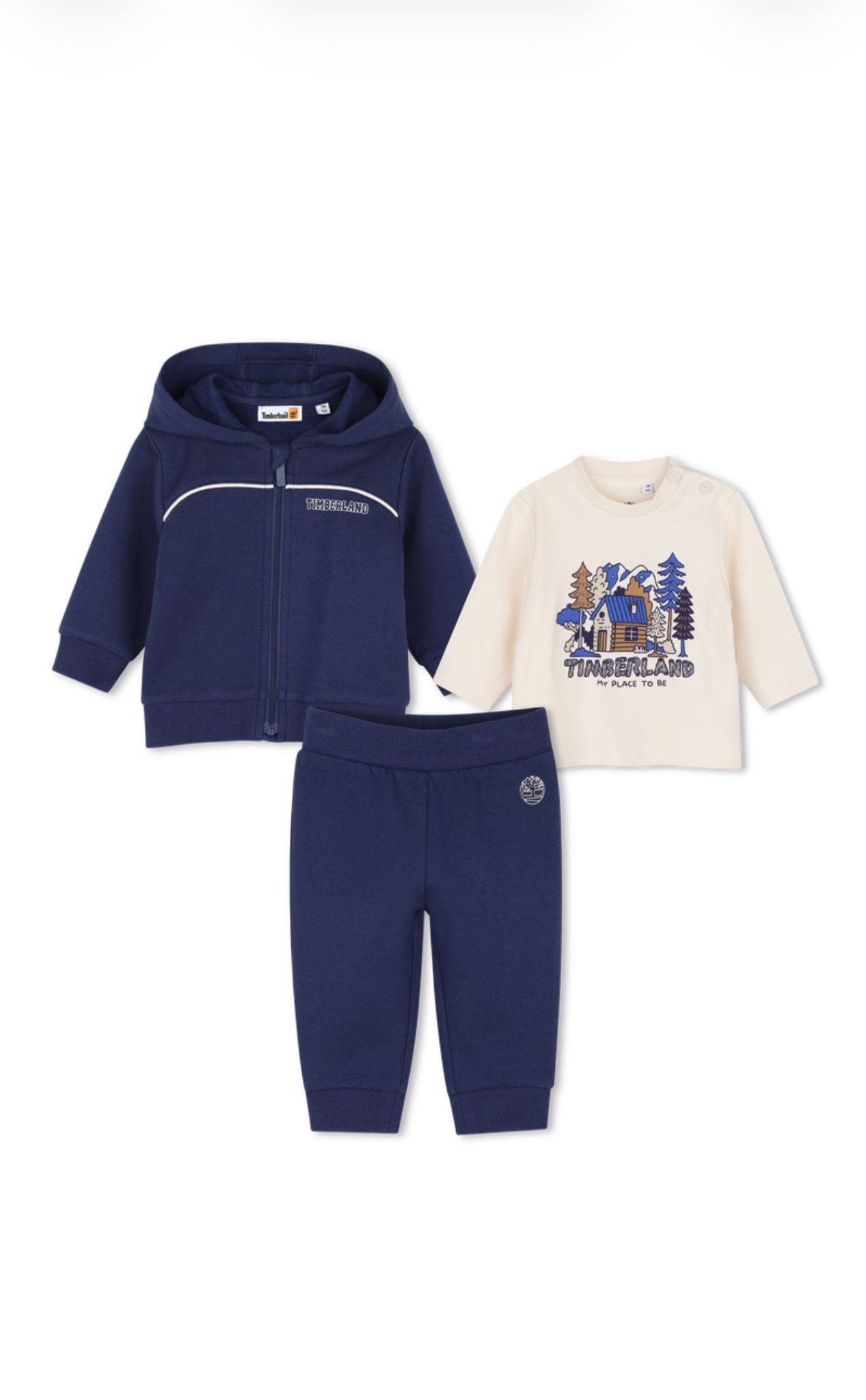Timberland tuta 3pz con cappuccio