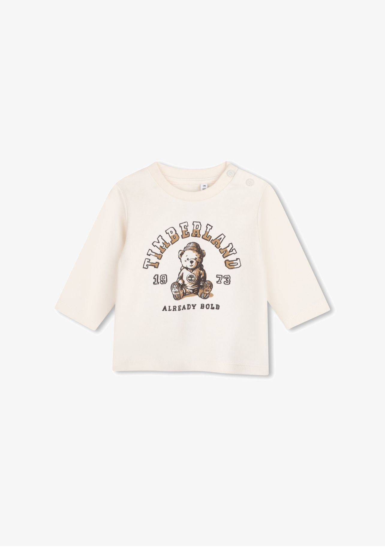 Timberland t-shirt maniche lunghe con orsetto