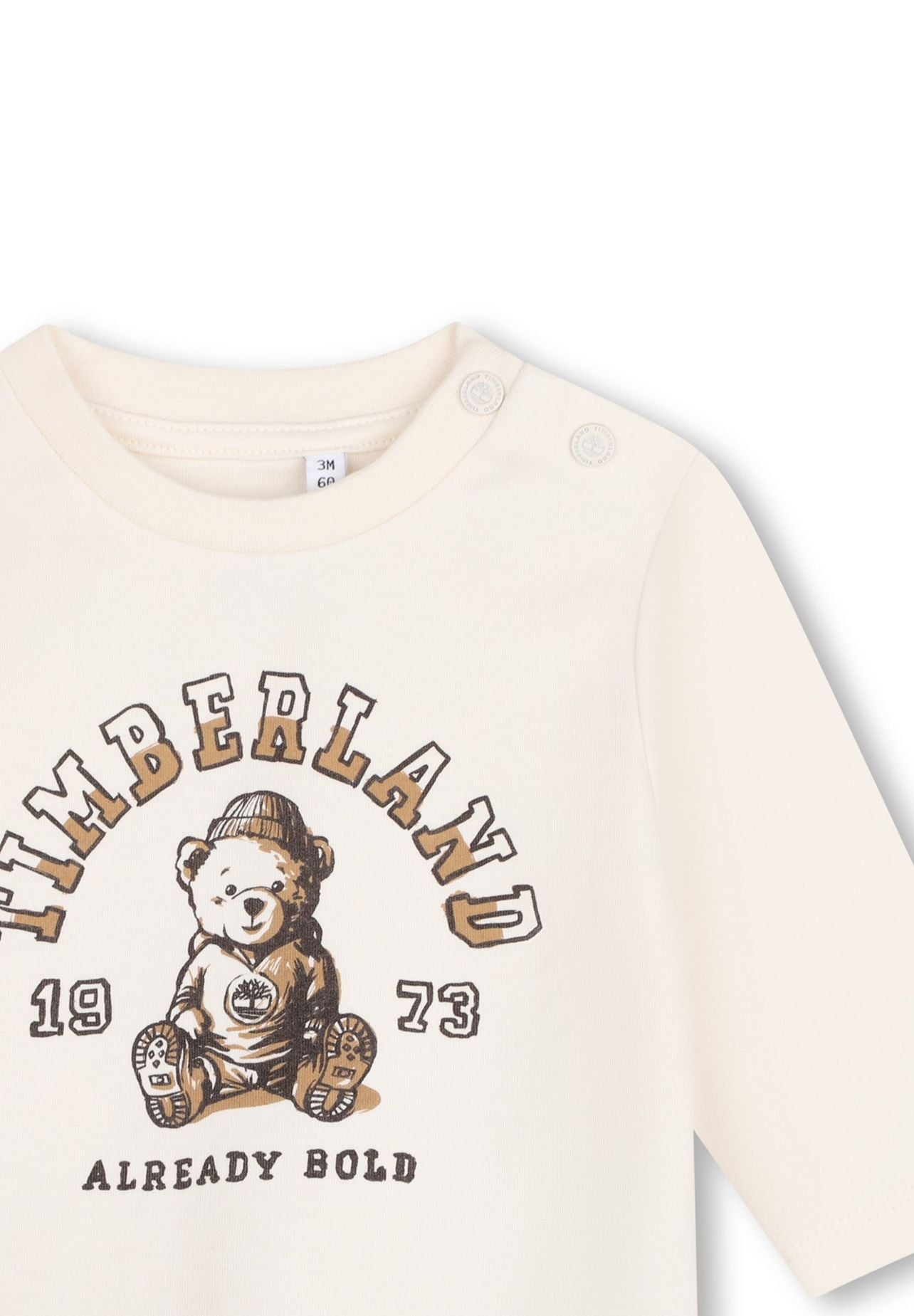 Timberland t-shirt maniche lunghe con orsetto