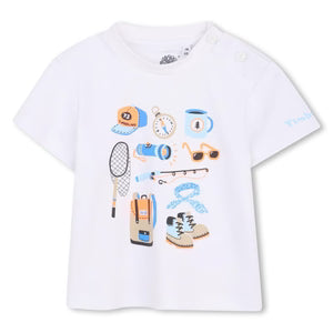 Timberland maglia a maniche corte neonato