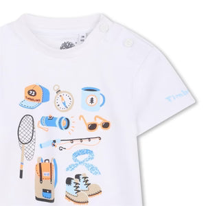 Timberland maglia a maniche corte neonato