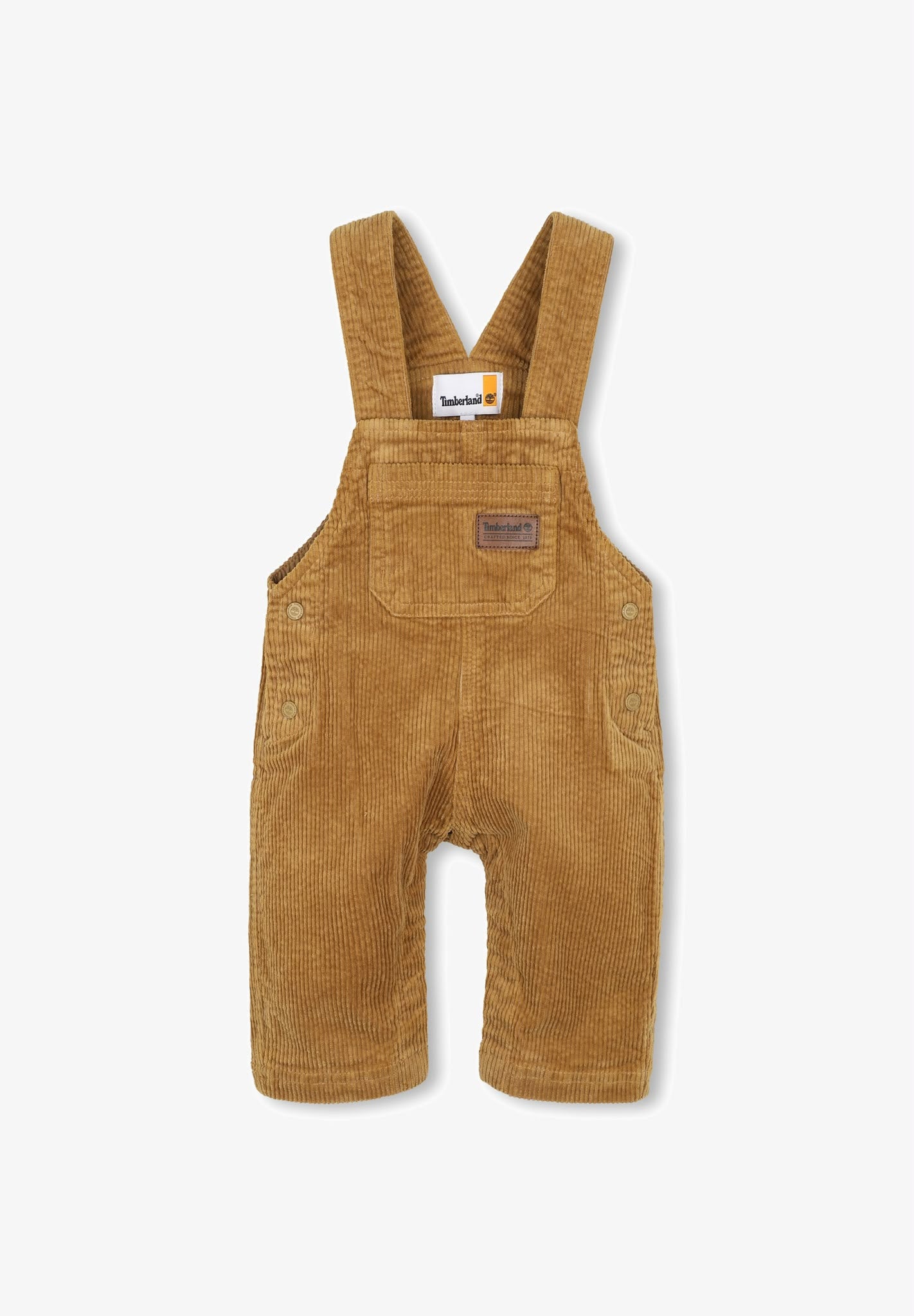 Timberland salopette in velluto neonato