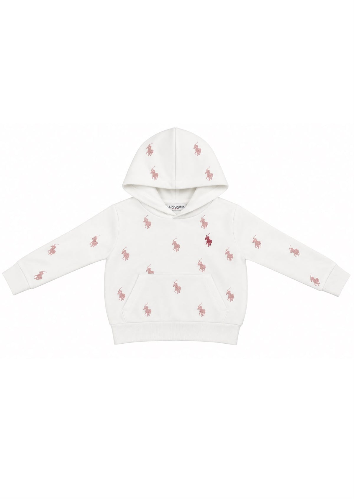 US Polo Felpa con cappuccio bambina