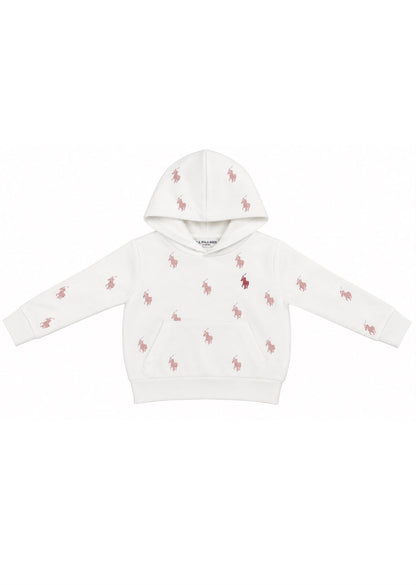 US Polo Felpa con cappuccio bambina