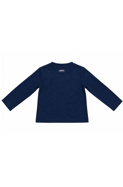 US Polo Maglia ricamata a maniche lunghe