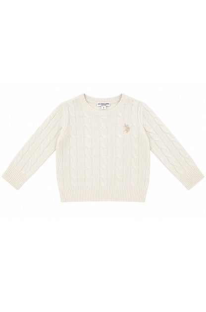 US Polo Pullover 100% lana extra per bambina