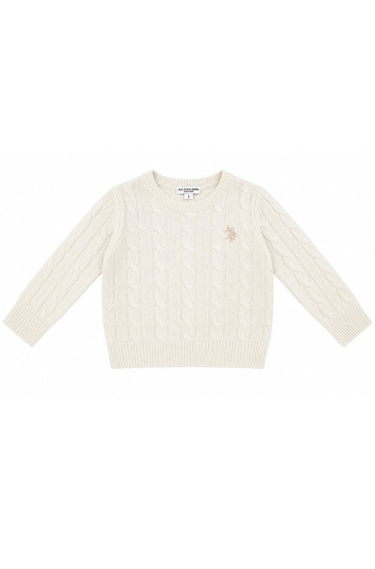 US Polo Pullover 100% lana extra per bambina